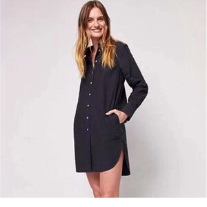 Faherty Whitney Cotton Shirt Dress, NWOT, S